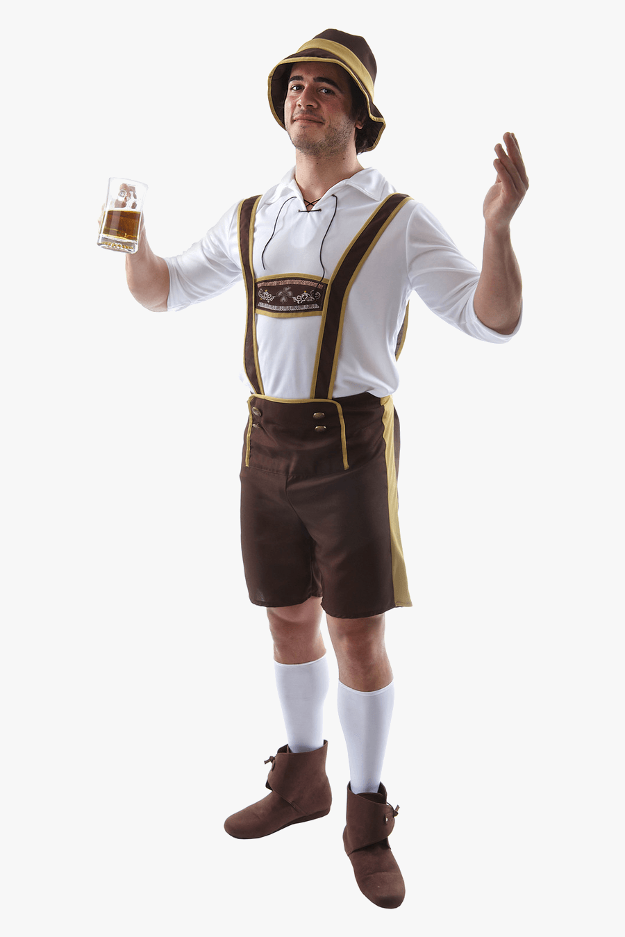 Transparent Oktoberfest Hat Clipart - Lederhosen Fancy Dress, Transparent Clipart