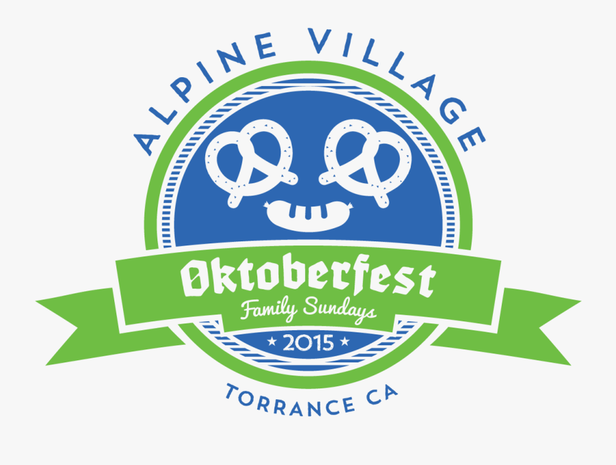 Clip Art Oktoberfest Color - Label, Transparent Clipart