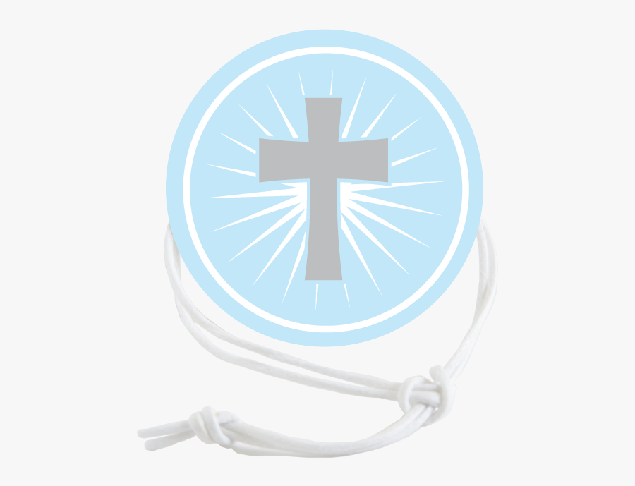 Pink Cross Baptism Napkin Ring By Napkinknot On Etsy - Cross, Transparent Clipart