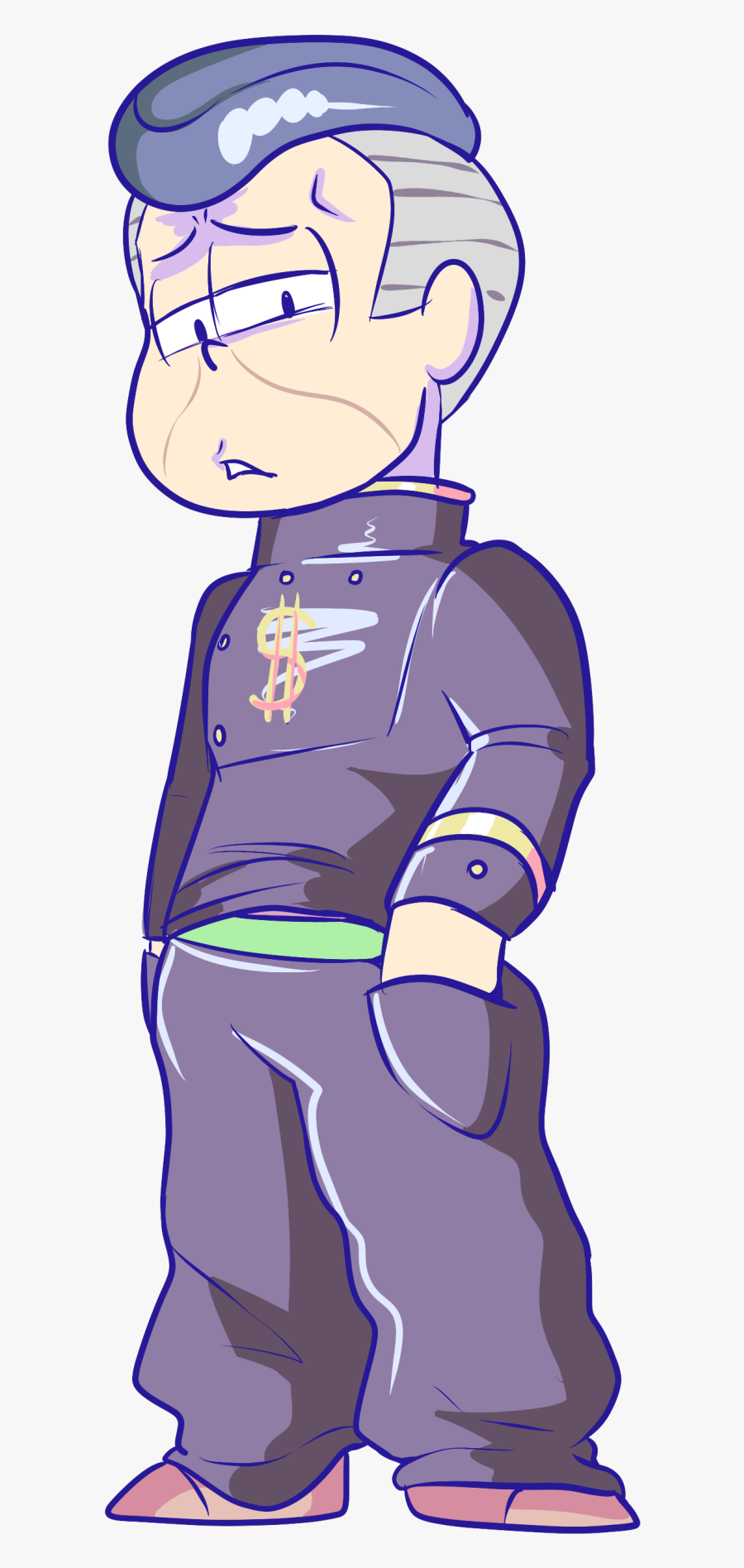 Clothing Fictional Character Purple Nose Male Standing - Osomatsu Nijimura, Transparent Clipart