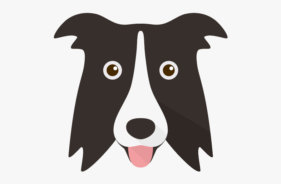 Dog Icon Png Border Collie, Transparent Clipart