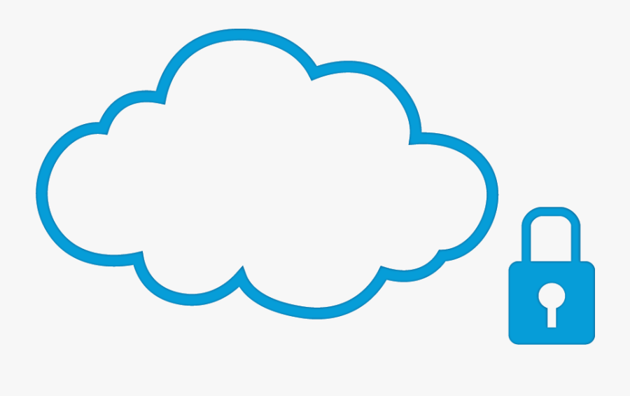 Private Cloud Deltapath Deltapath Night Time Outline - Cloud Clipart Outline, Transparent Clipart
