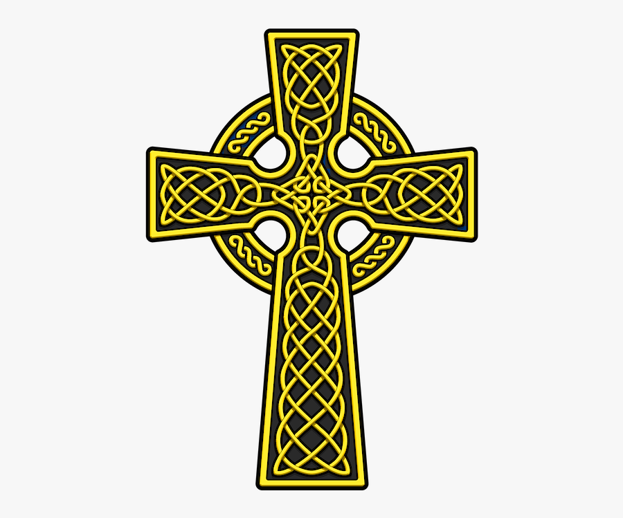 St Michael And All Angels Anglican Church - Gold Celtic Cross Clipart, Transparent Clipart