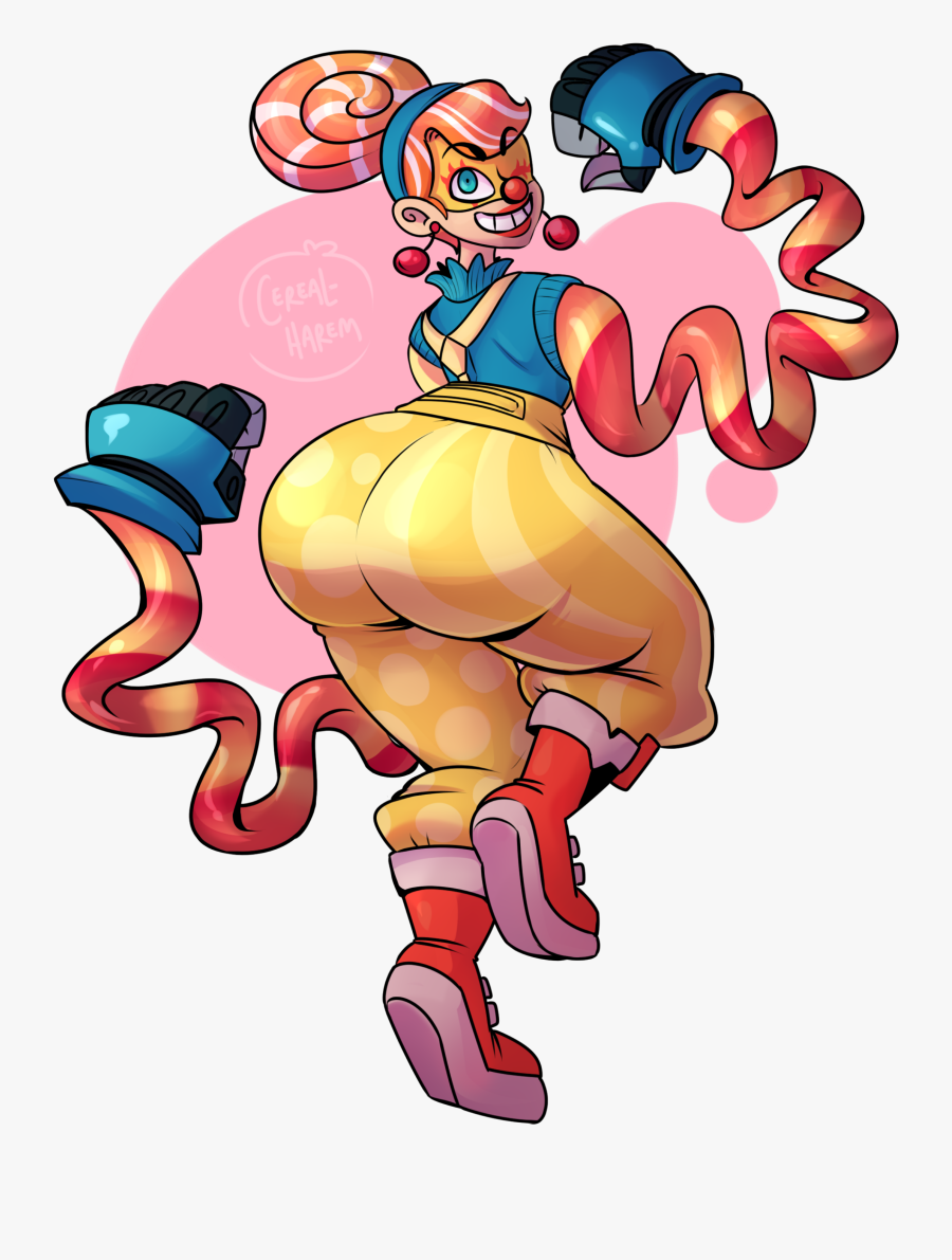 Clown Booty - Cartoon, Transparent Clipart