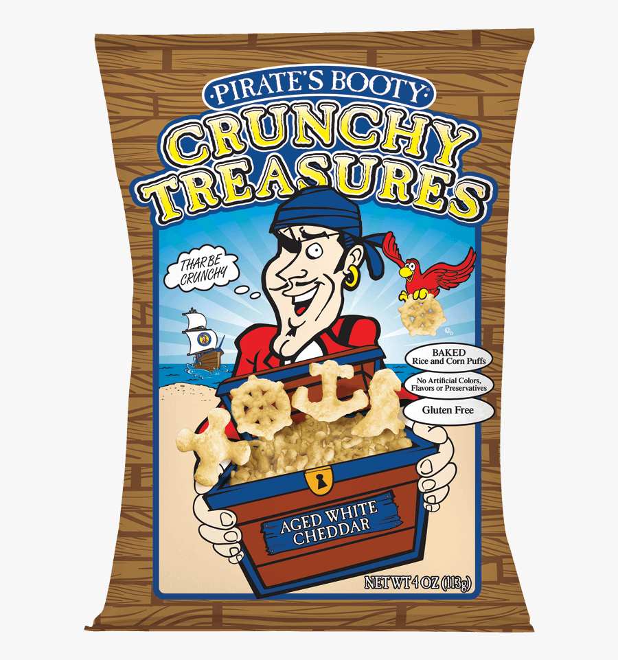 Pirate"s Booty Crunchy Treasures 4oz Bag - Spongebob Squarepants Pirate's Booty, Transparent Clipart