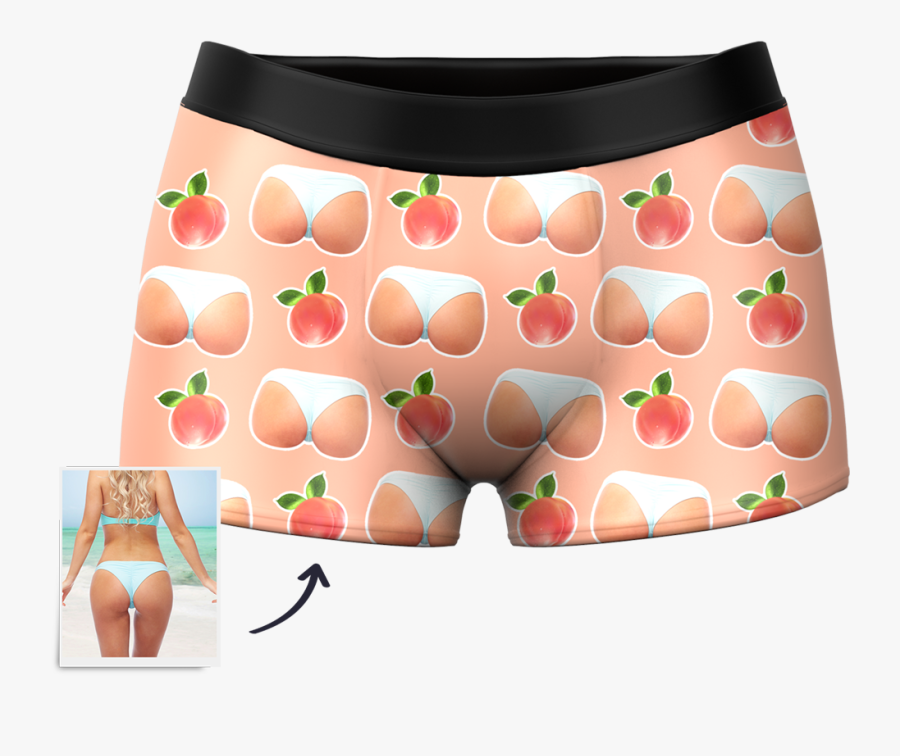 Peach Booty Underwear, Transparent Clipart