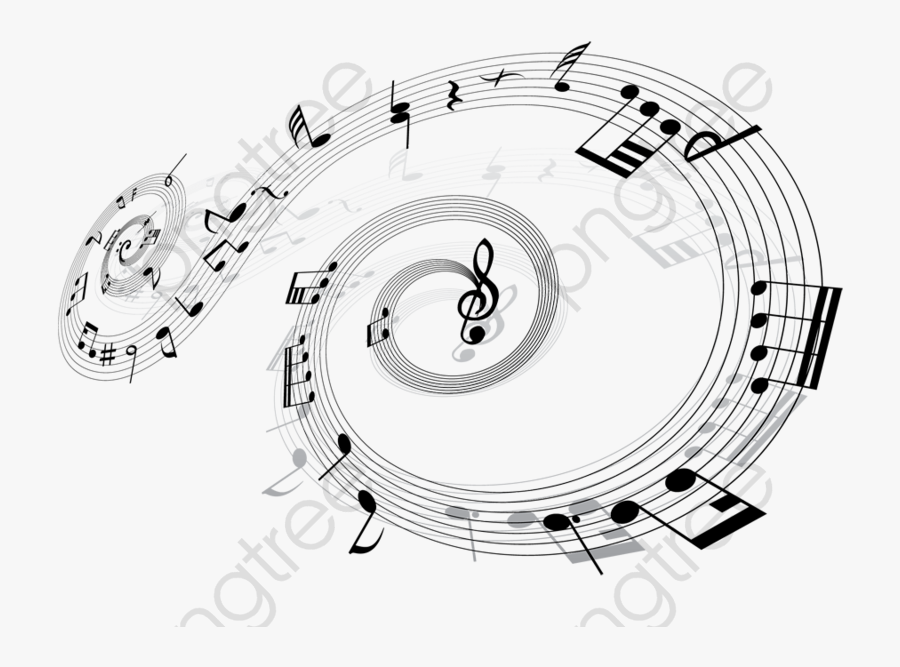 Song Score Sheet Music - Listening To Music Baby, Transparent Clipart