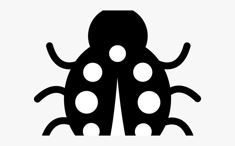 Lady Bug Clip Art Silhouette, Transparent Clipart