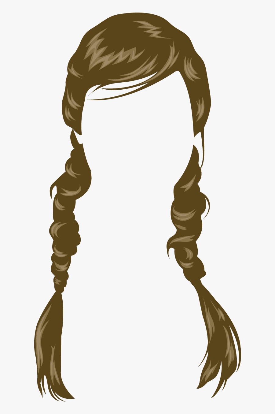 Hairstyle Beauty Parlour Cute - Png Cute Girl Hair, Transparent Clipart