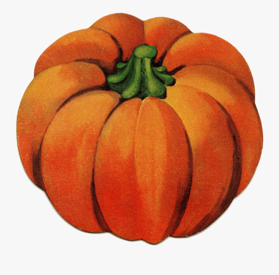 Pumpkin Vintage Halloween Clip Art Cute Little The - Vintage Pumpkin Clip Art, Transparent Clipart