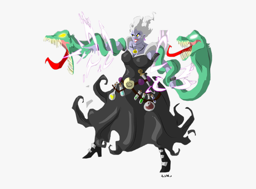 #ursula #thelittlemermaid #disney #freetoedit - Disney Legion Of Evil, Transparent Clipart