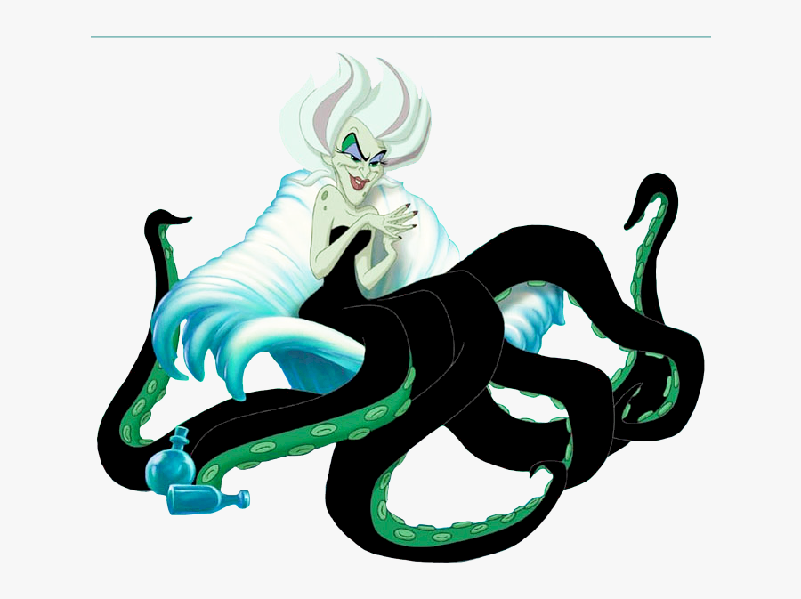 Morgana - Morgana Little Mermaid, Transparent Clipart