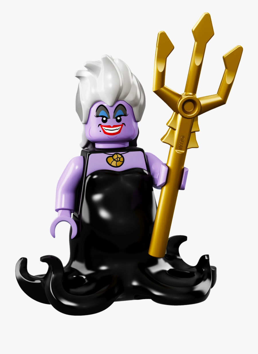 71012-ursula - Lego Disney Minifigures Ursula, Transparent Clipart