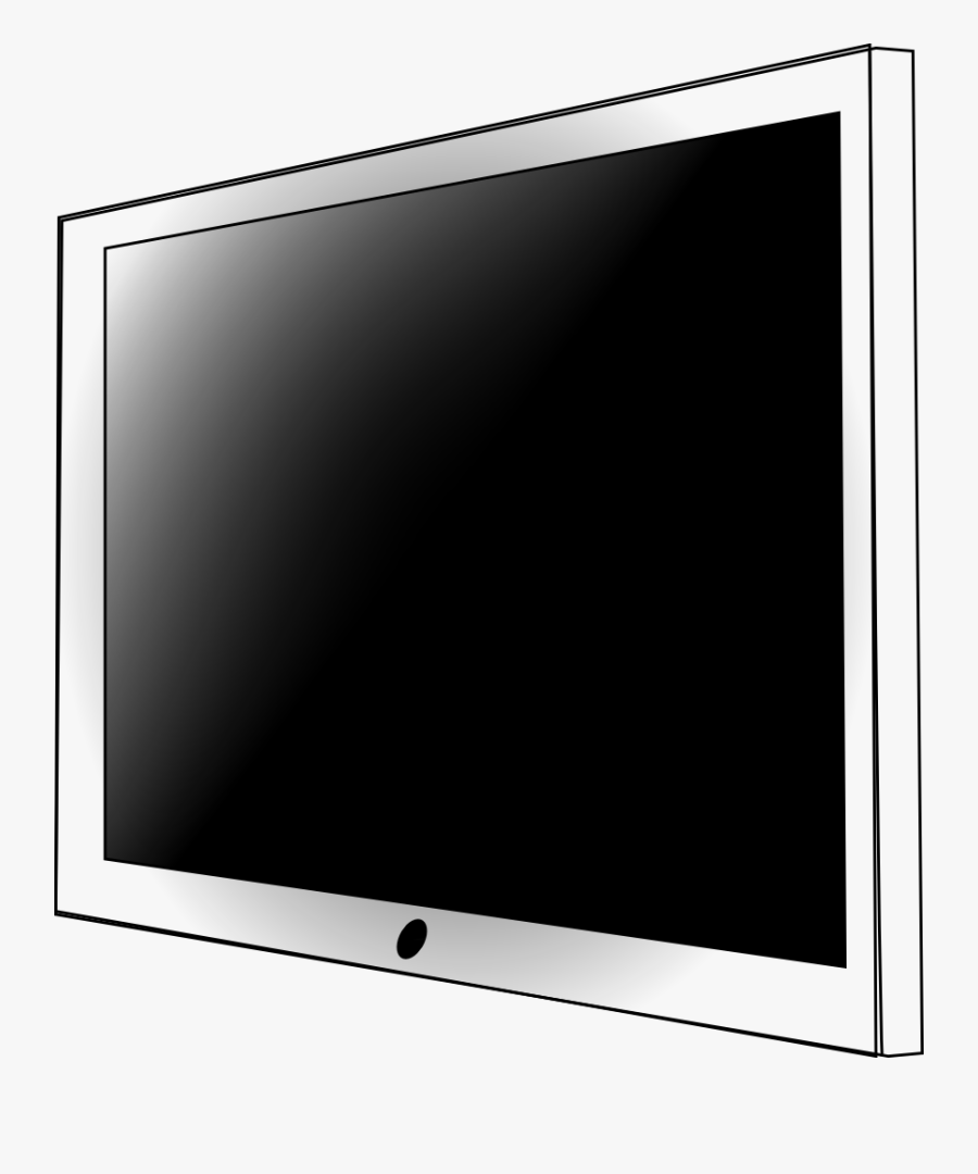 Tv Set - Plasma Vector Png, Transparent Clipart