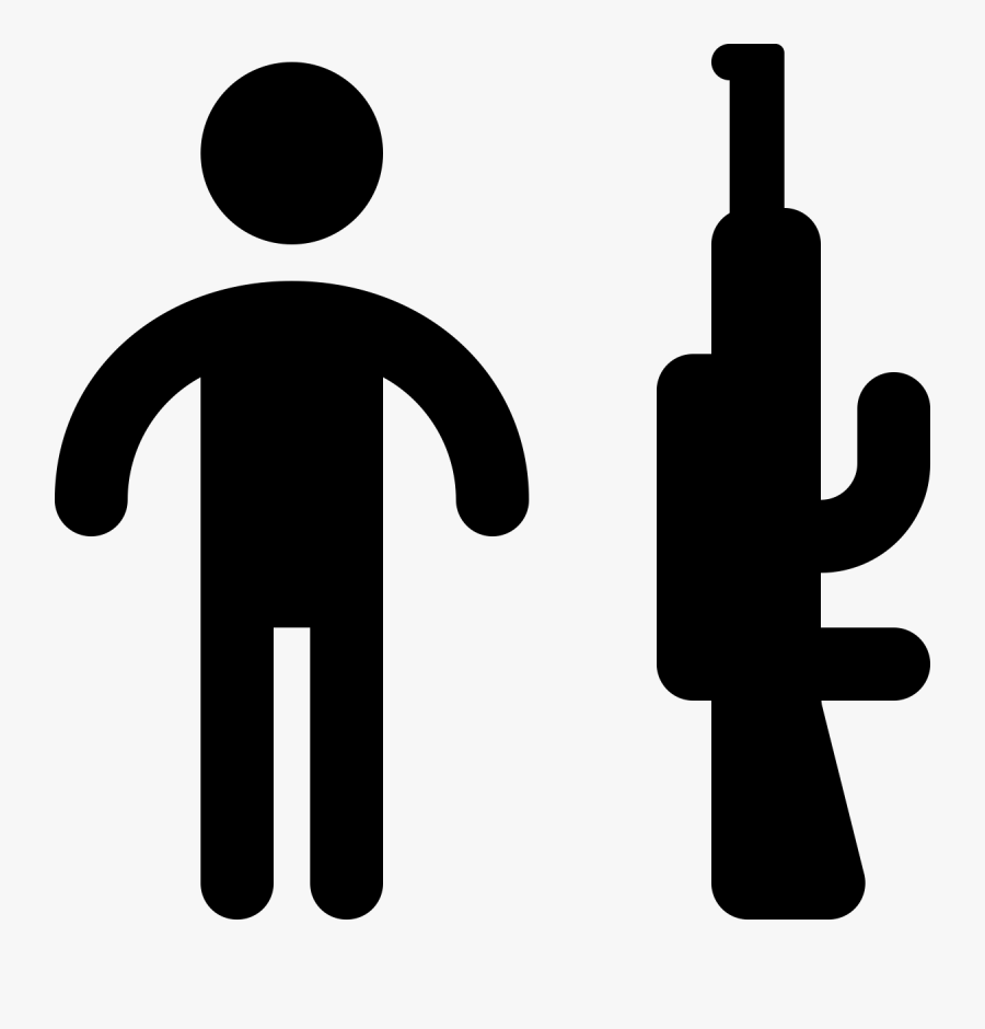 Child-combatant Icon - - Humanitarian Crisis Icon, Transparent Clipart
