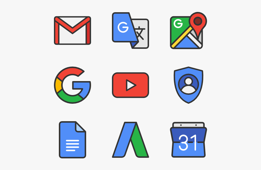 Google - Google Calendar, Transparent Clipart