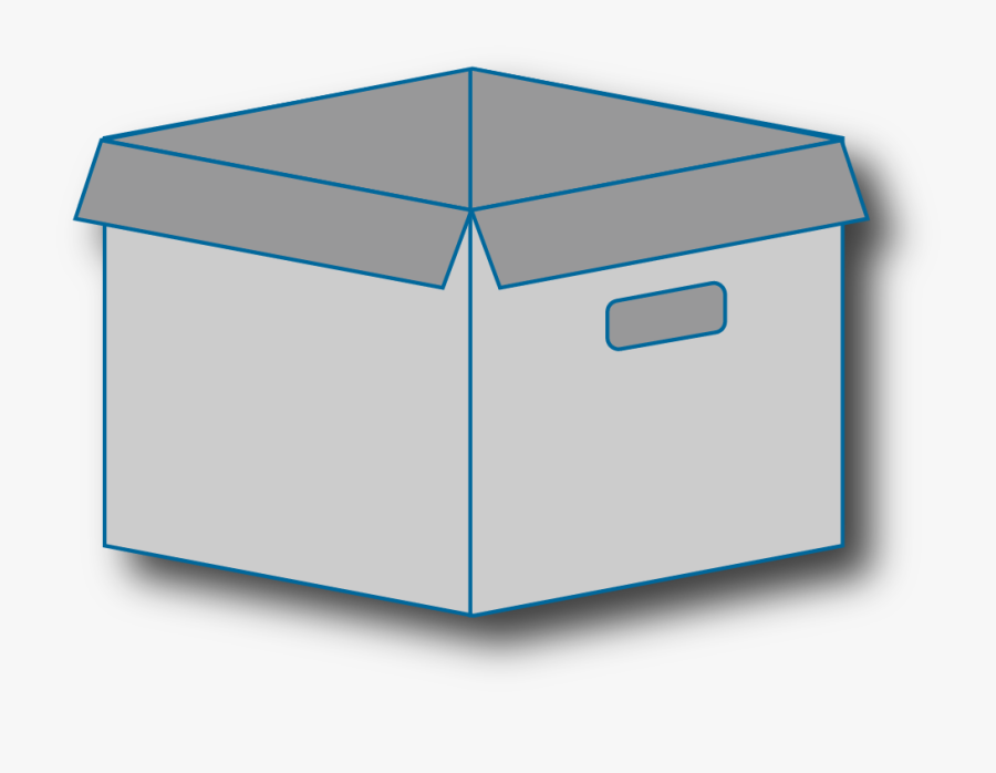 Storage Supplies - Moving Box, Transparent Clipart