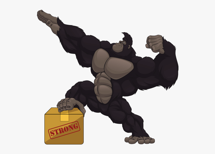 King Kong With Muscles, Transparent Clipart