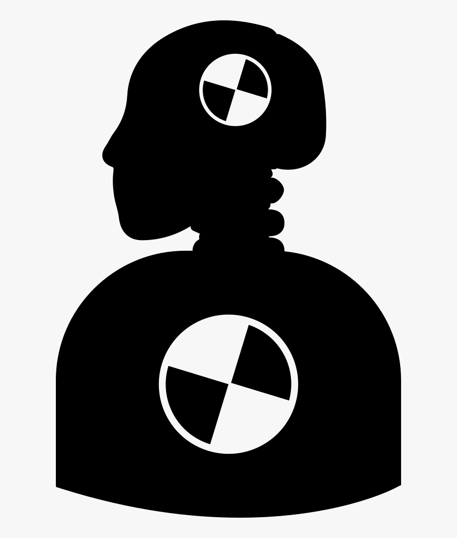 Crash Testing Dummy Silhouette - Crash Test, Transparent Clipart