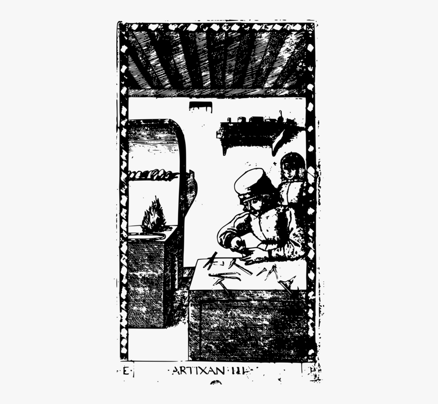 Blackandwhite,art,tarot - Artixan (artisan), Transparent Clipart
