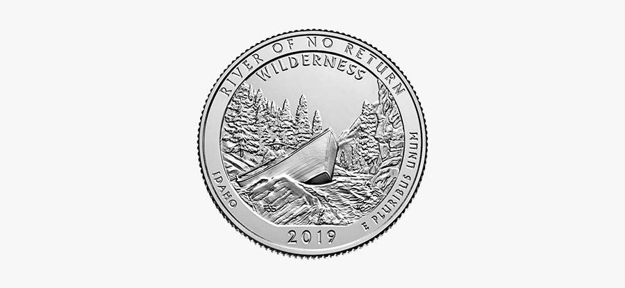 Frank Church River Of No Return Wilderness Quarter, Transparent Clipart