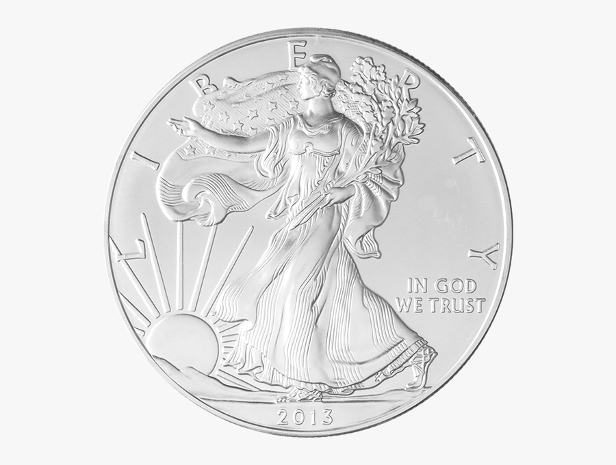 American Silver Eagle, Transparent Clipart