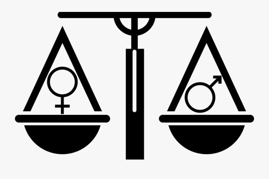 Gender Equality Black And White, Transparent Clipart