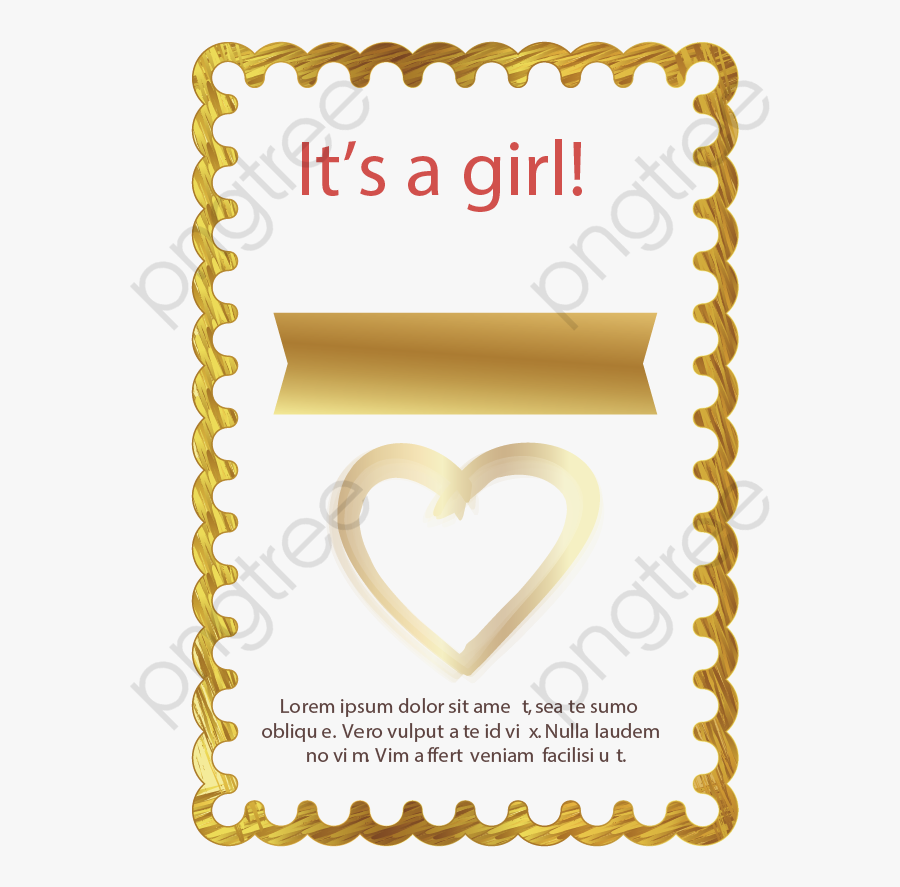Waves Gold Frame Lovely - Very Near Field Measurement, Transparent Clipart