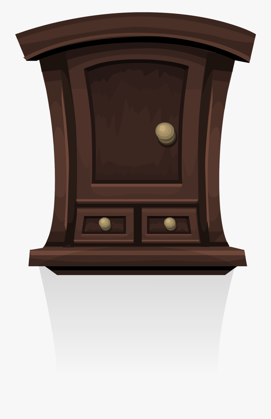 Wall Cabinet From Glitch Clip Arts - Shelf, Transparent Clipart