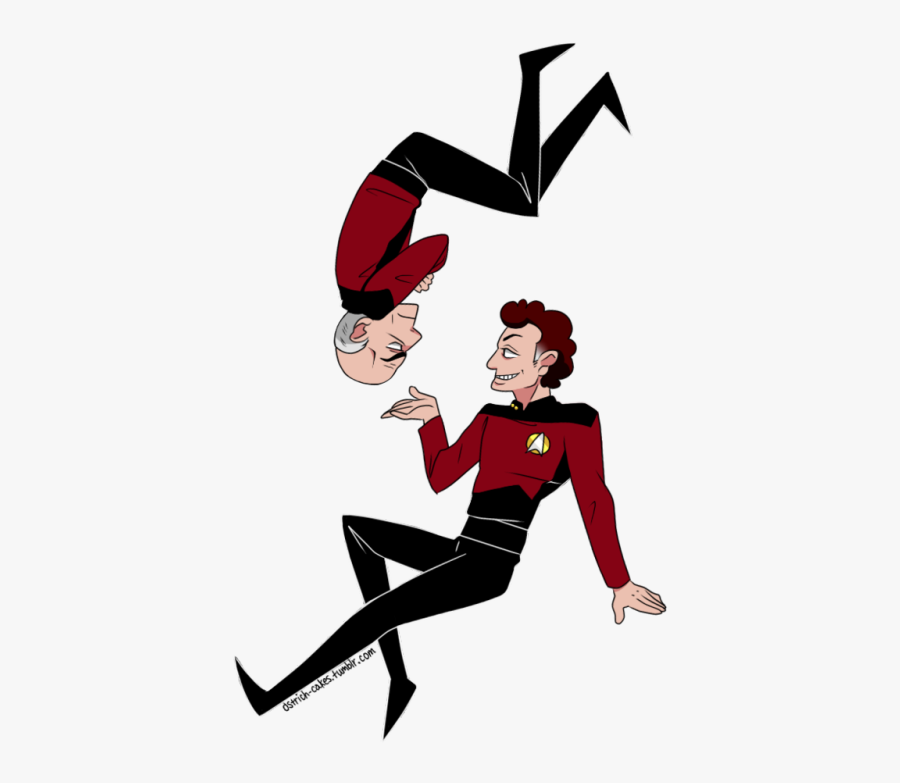 The Hall Is Rented, The Orchestra Engaged For The Qcard - Star Trek Q Fanart, Transparent Clipart