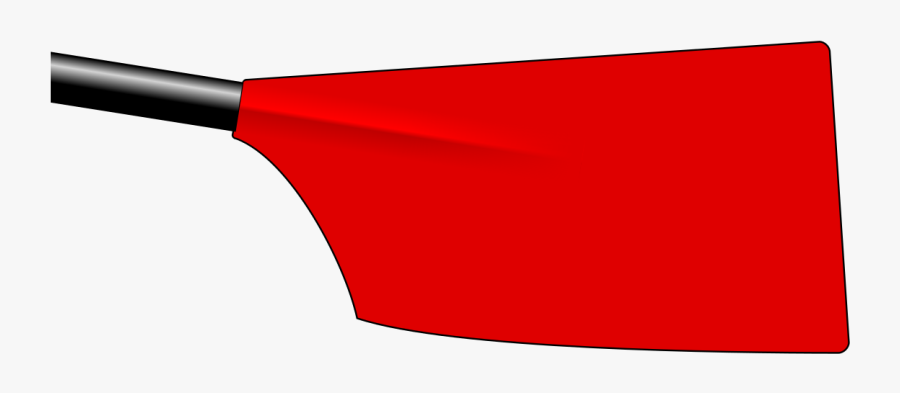 Dark Red Rowing Blade, Transparent Clipart