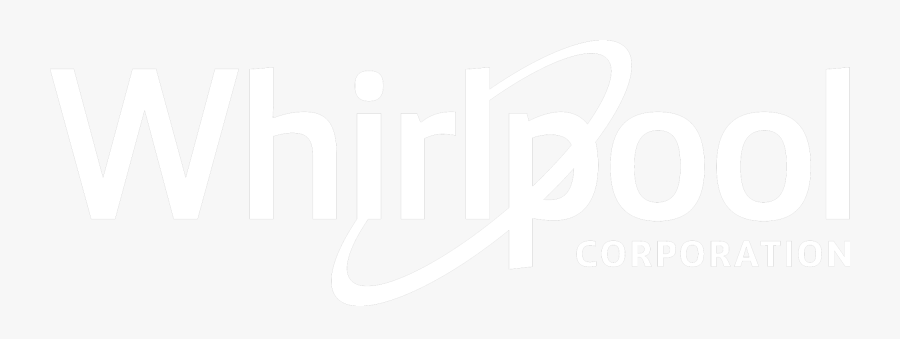 Whirlpool Logo White, Transparent Clipart