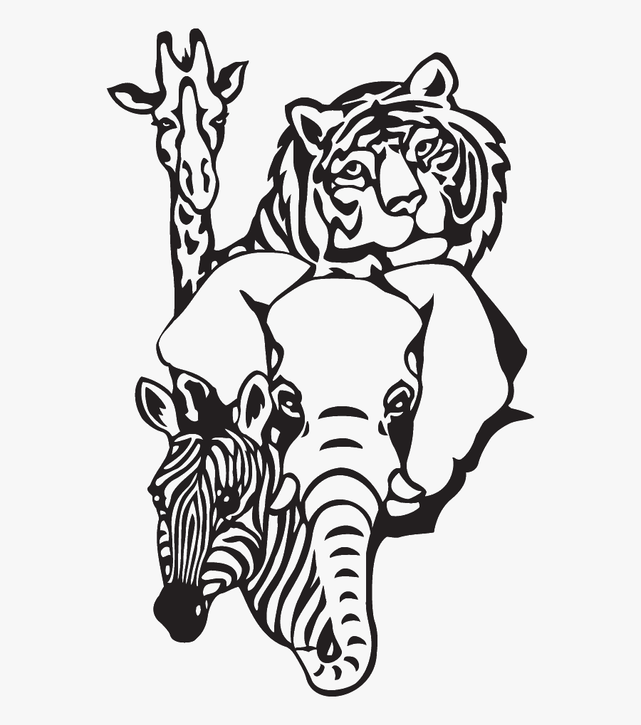 Zoo Animals Clip Art, Transparent Clipart