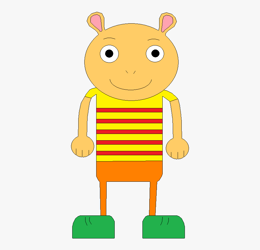 Arby The Aardvark - Cartoon, Transparent Clipart