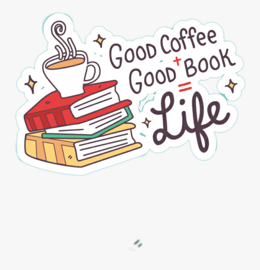 #coffee #book, Transparent Clipart