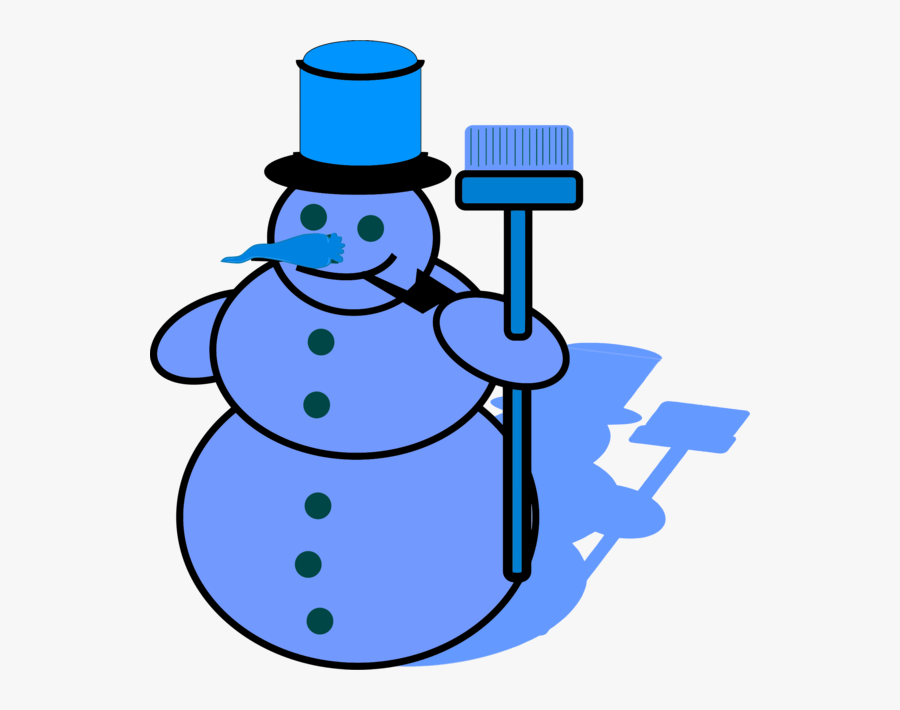 Yellow Snowman - Snowman Drawing, Transparent Clipart