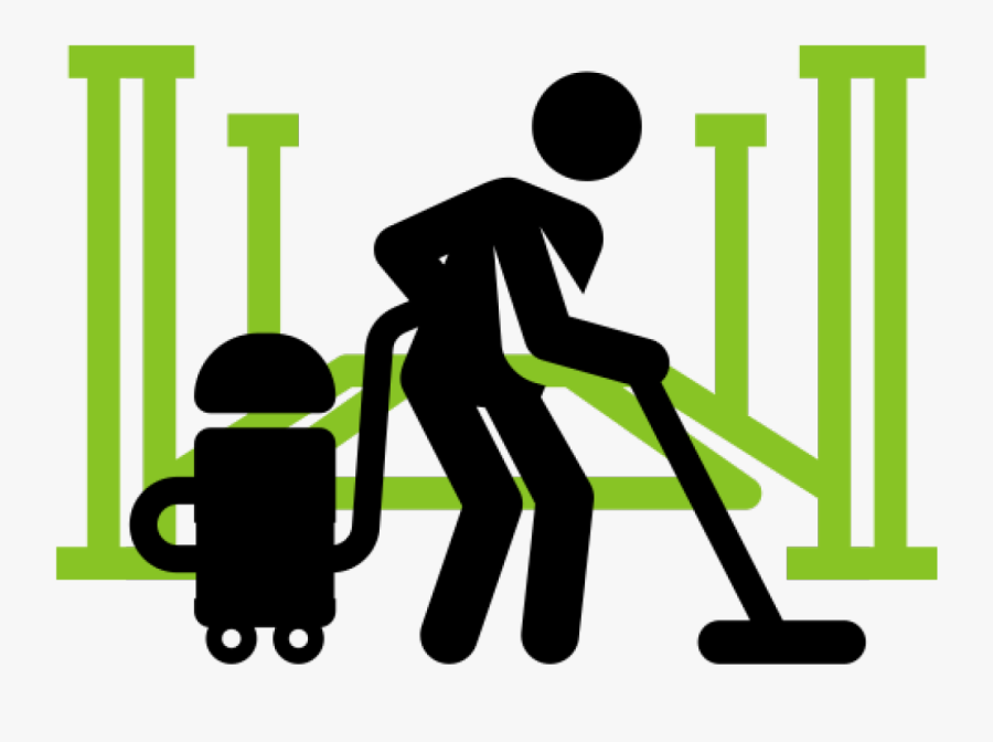 Vacuum Cleaner Carpet Cleaning Janitor - Logo Cleaning Silhouette, Transparent Clipart