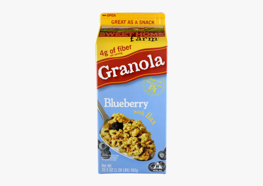 Sweet Home Farm Granola Blueberry, Transparent Clipart