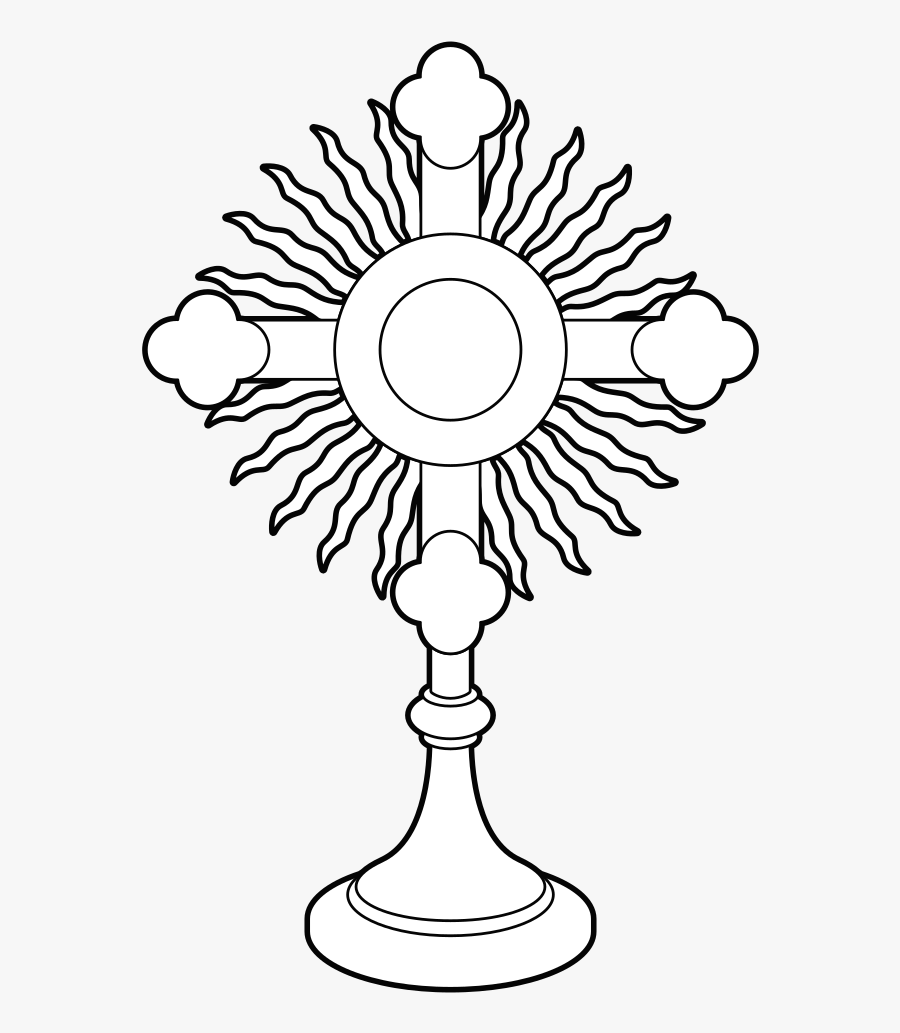 Custodia - Monstrance Drawing, Transparent Clipart