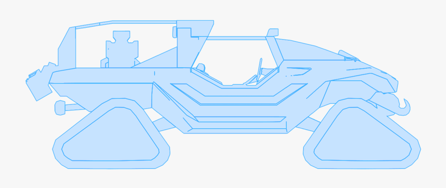 Halo Custom Edition - Halo Custom Edition Snow Warthog, Transparent Clipart