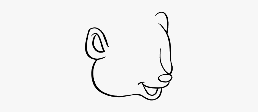 How To Draw Skunk - Cartoon, Transparent Clipart