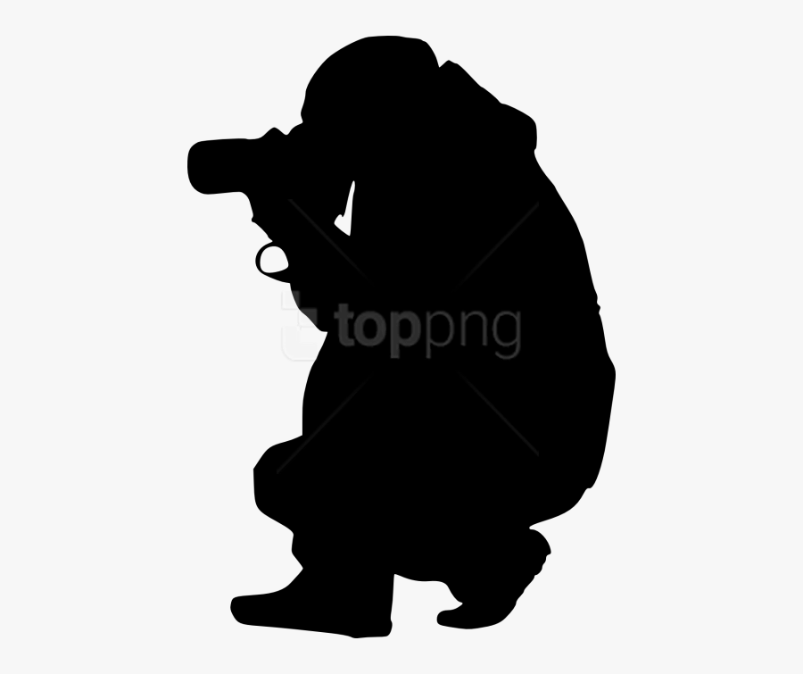 Free Png Photographer With Camera Png Images Transparent - Camera Logo Black Background, Transparent Clipart