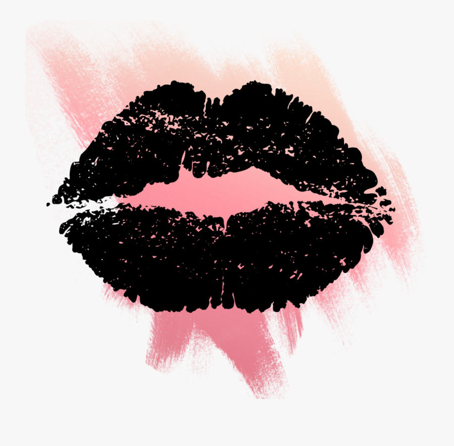 Lips Plakat - Black And White Lip Paintings, Transparent Clipart