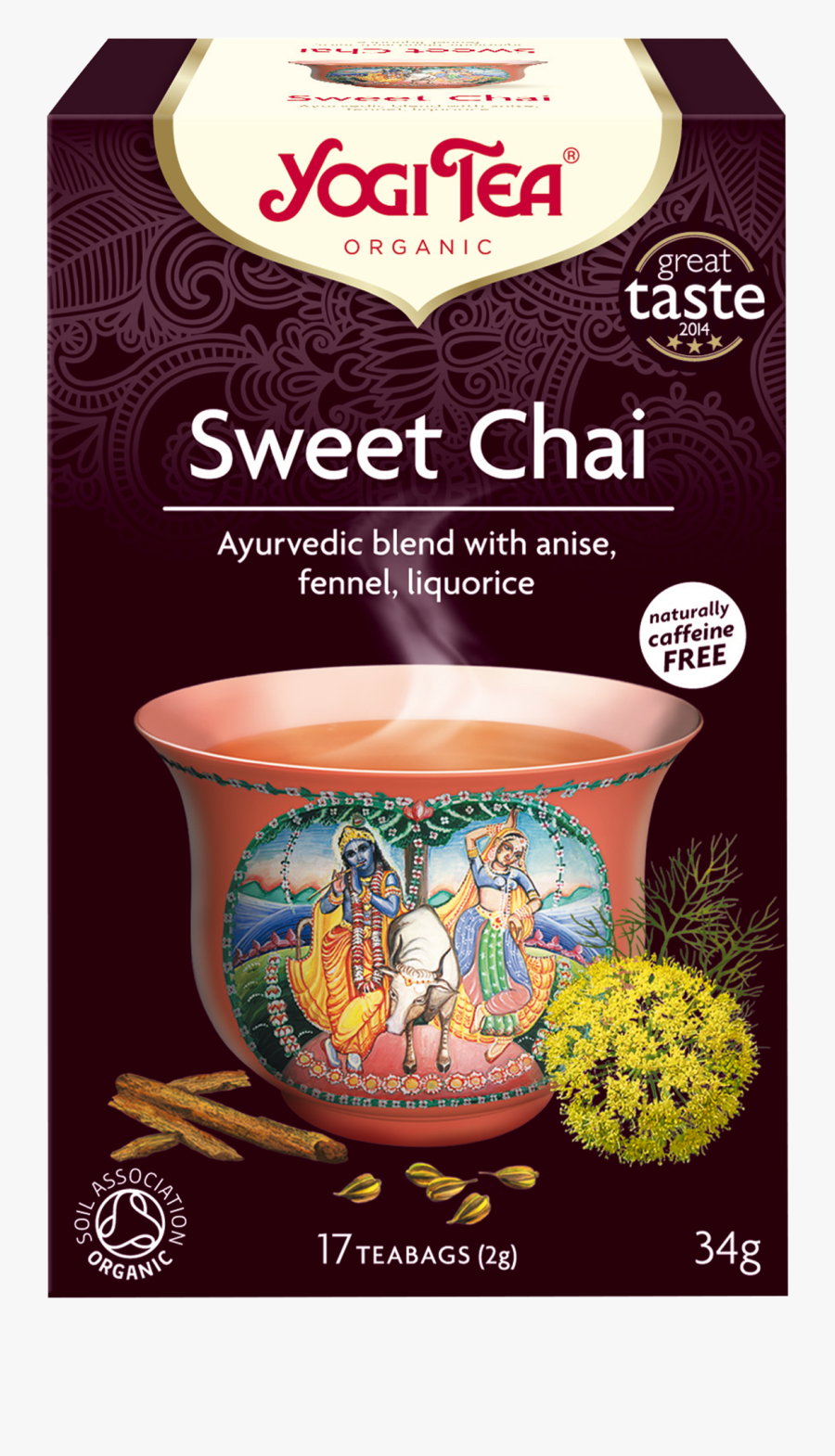 Yogi Green Chai Delicious - Yogi Tea Sweet Chai, Transparent Clipart