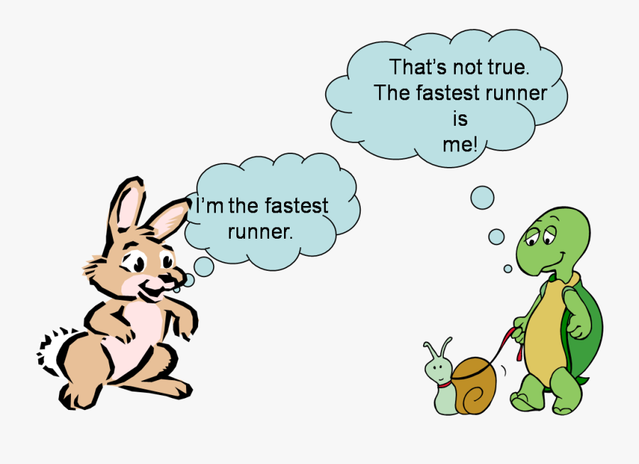 Teamwork Hare And Tortoise, Transparent Clipart