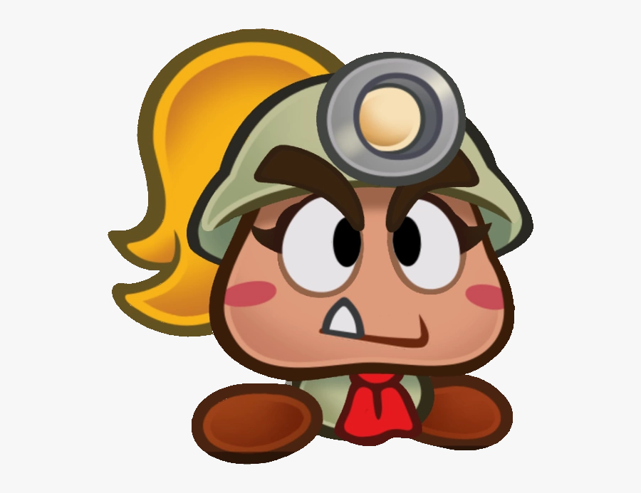 Goombella Is A Good Character Design - Goombella Paper Mario The Thousand Year Door Characters, Transparent Clipart