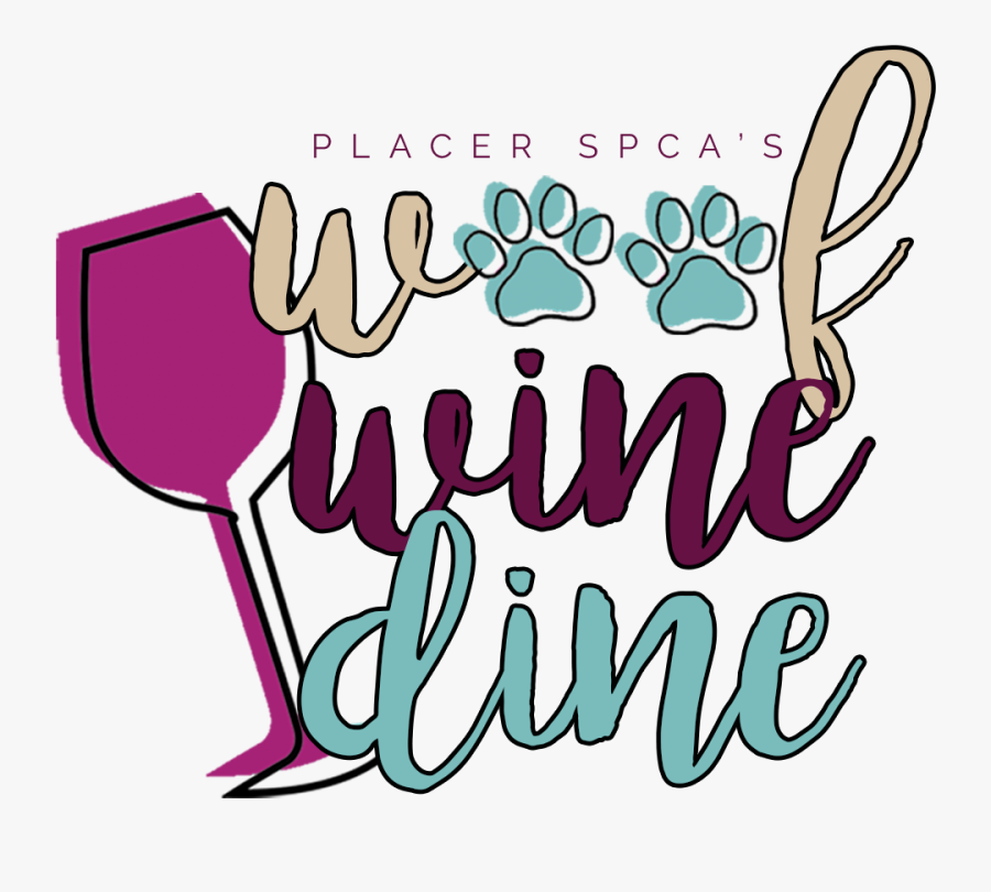 Woof Dine Placer Spca - Placer Spca Woof Wine Dine, Transparent Clipart