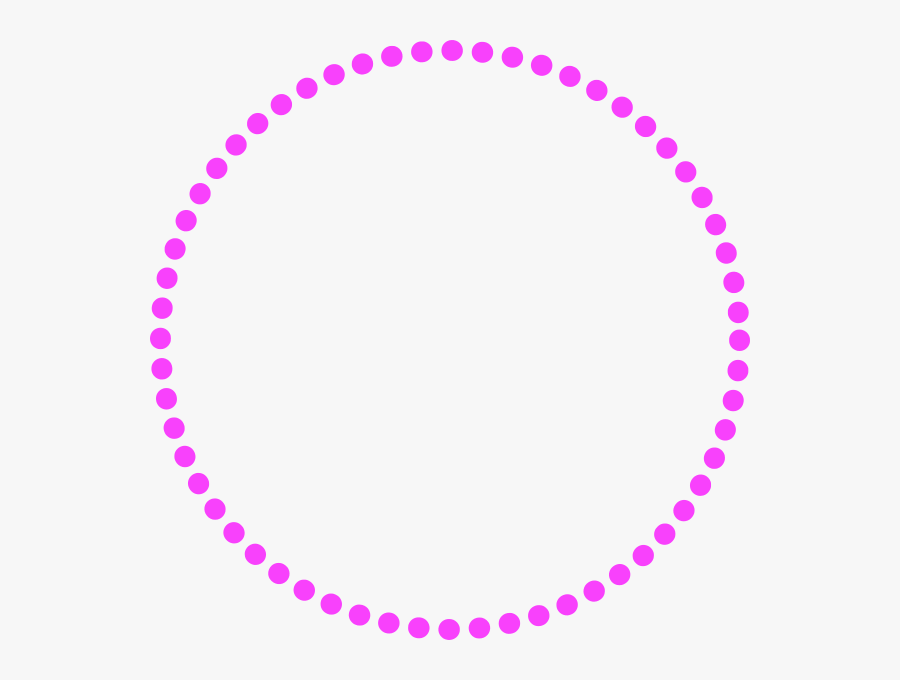 Red Dotted Circle Png, Transparent Clipart