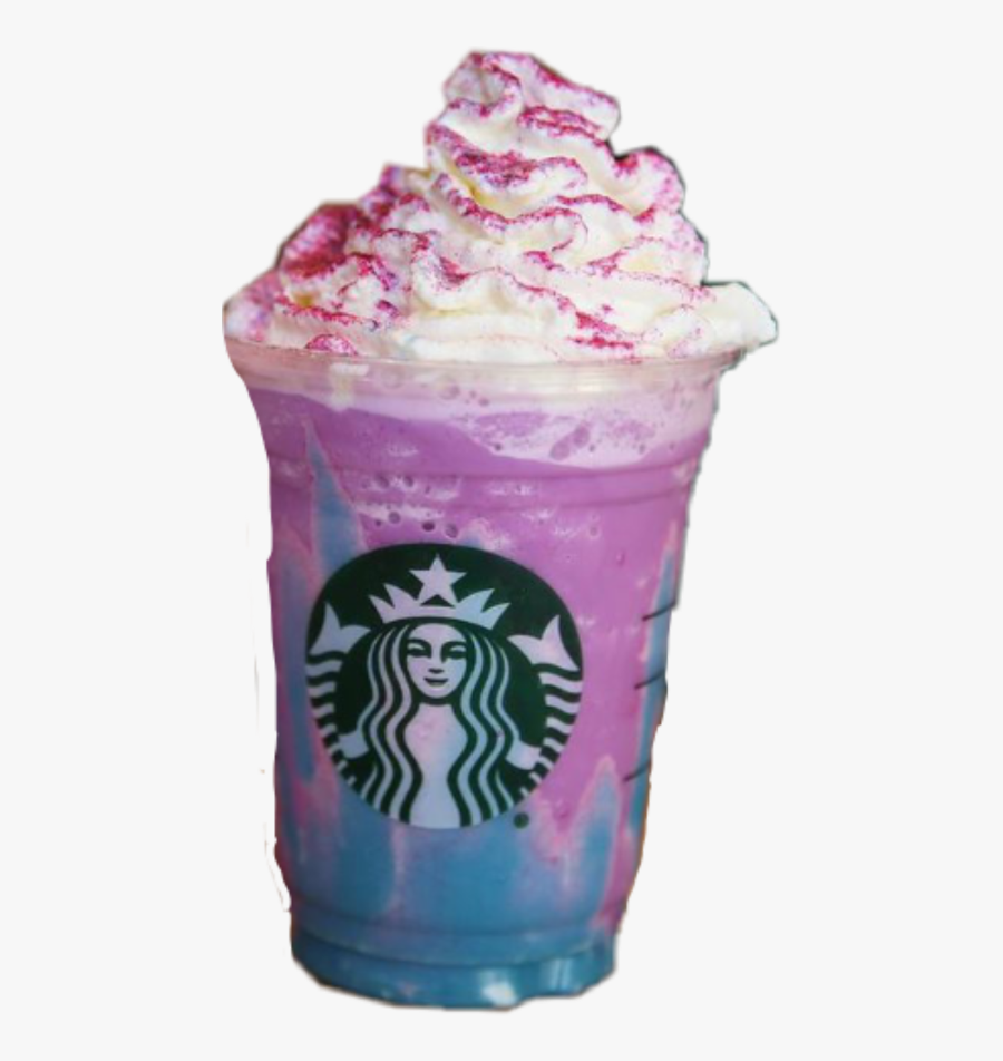 Transparent Frappuccino Png - Unicorn Frappuccino Starbucks White Background, Transparent Clipart