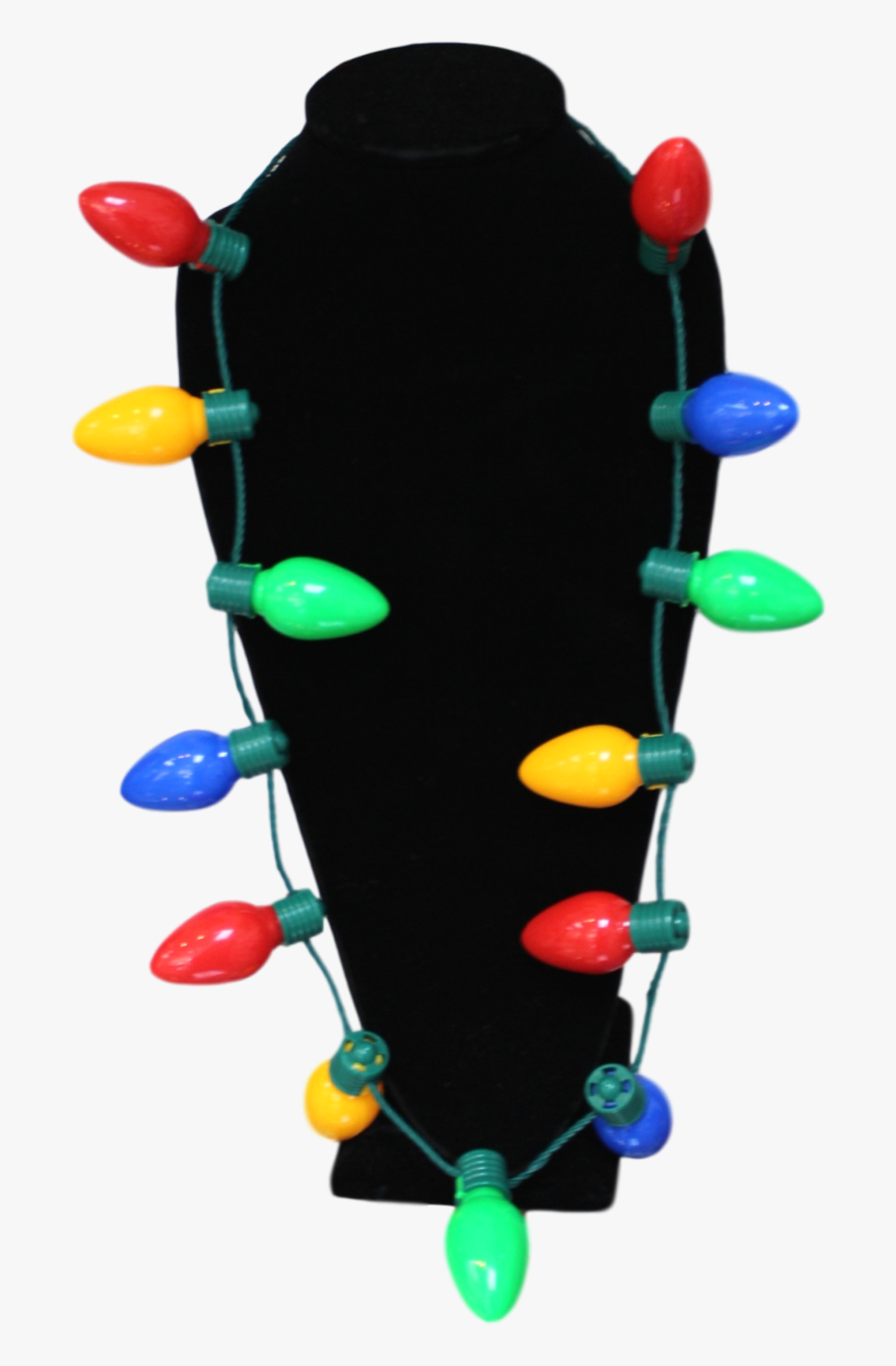 Christmas Light Bulb Necklace - Necklace, Transparent Clipart